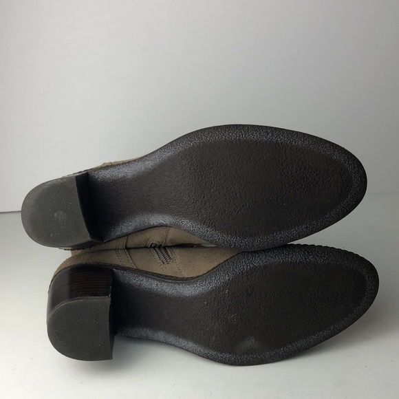 Anne Klein Brier Taupe Heeled Midi Boots 8 - Picture 12 of 15